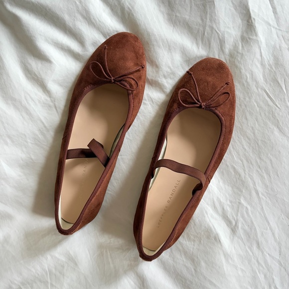 Loeffler Randall // NEW Leonie Espresso Suede Ballet Flat - Picture 5 of 9